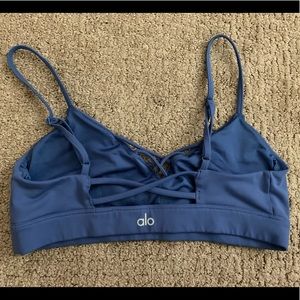 ALO Yoga Blue Sports Bra
